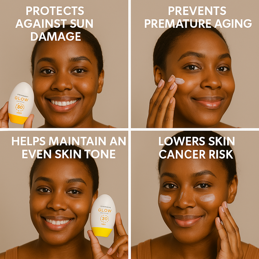 Glow sunscreen